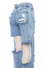 High Waisted Relaxed Fits Jeans