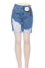 High Waisted Boyfriend Shorts