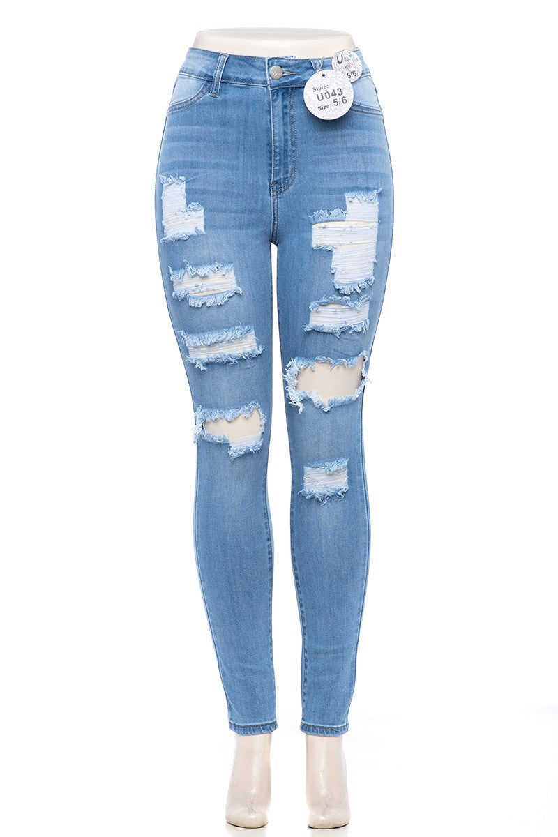 High Waisted Skinny Jeans