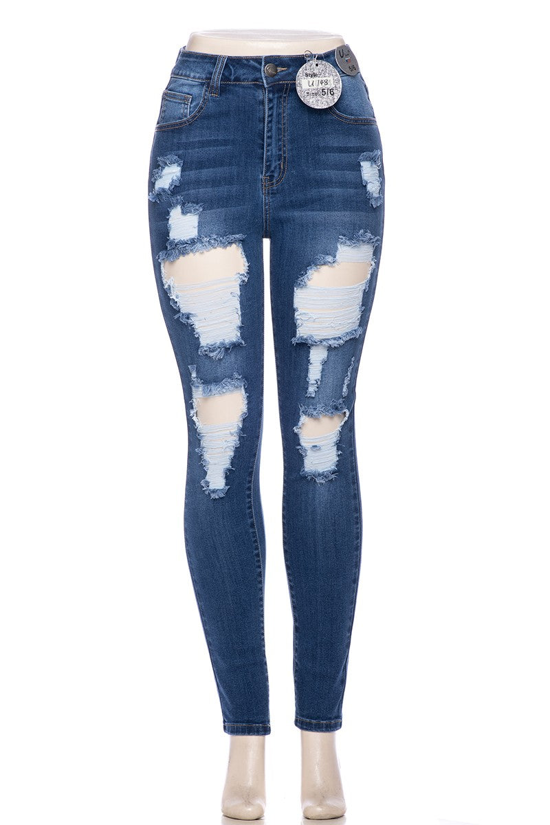 High Waisted Skinny Jeans