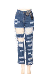 High Waist Boyfriend Jeans