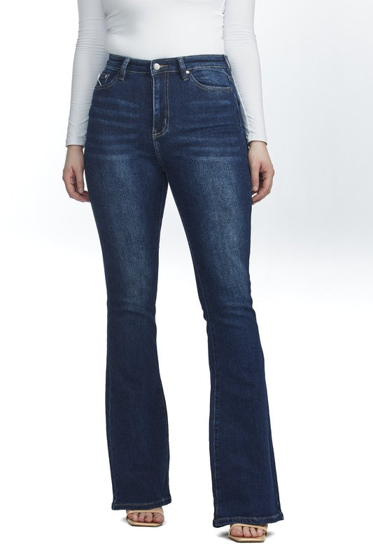 High Waisted Boot Cut Jeans